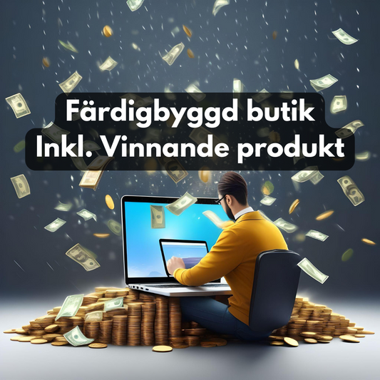 Färdigbyggd butik inkl. Vinnande produkt!